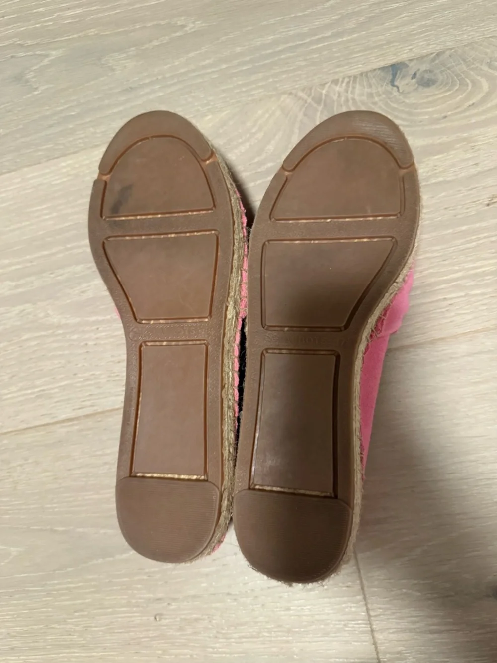 Talbots Pink Knotted Suede Espadrille